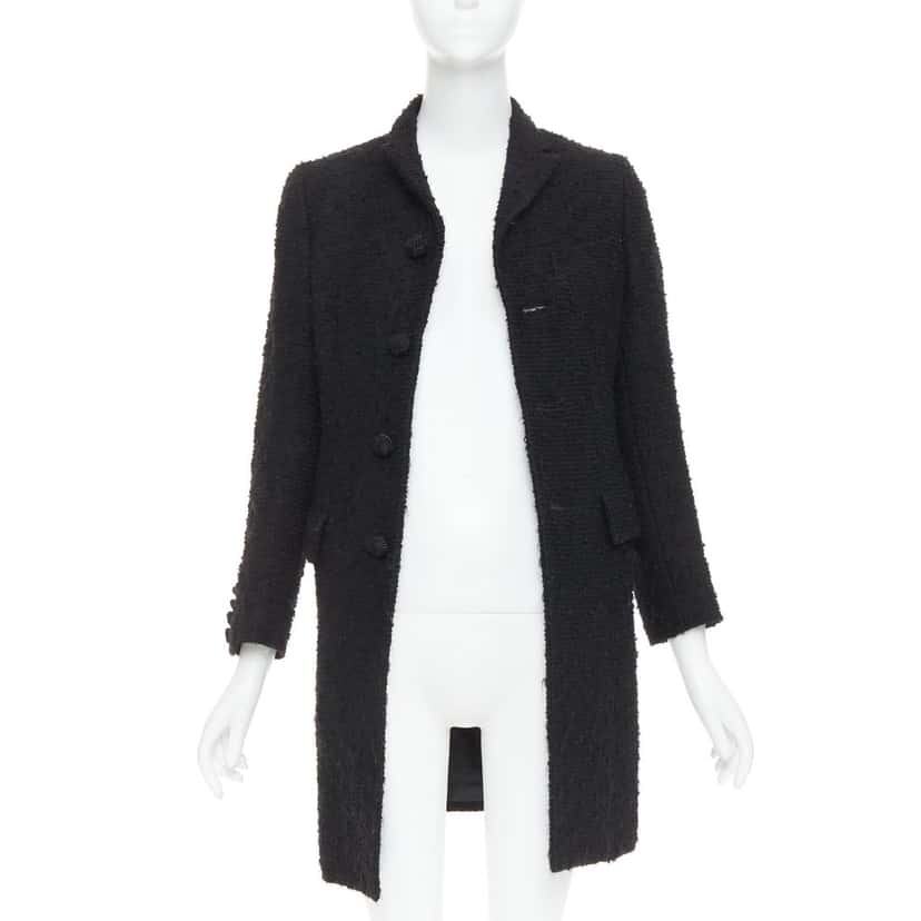 Junya Watanabe Black Wool Coats Black Wool Very good condition - Inside View