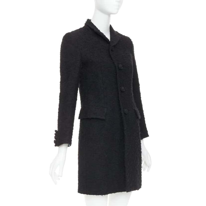 Junya Watanabe Black Wool Coats Black Wool Very good condition - Model View