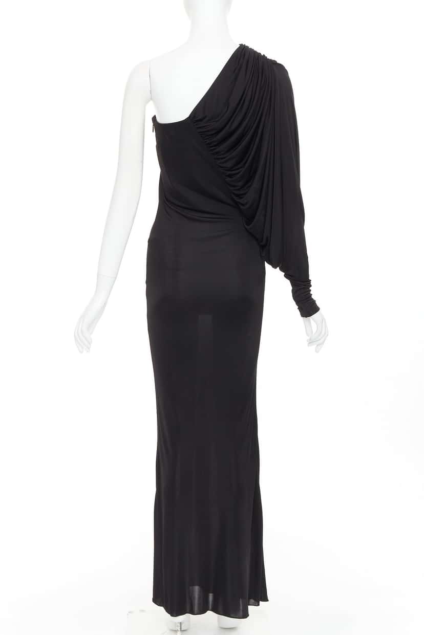 Saint Laurent 736714 Y7F98 1000 Black Viscose Never worn, with tag - Box View