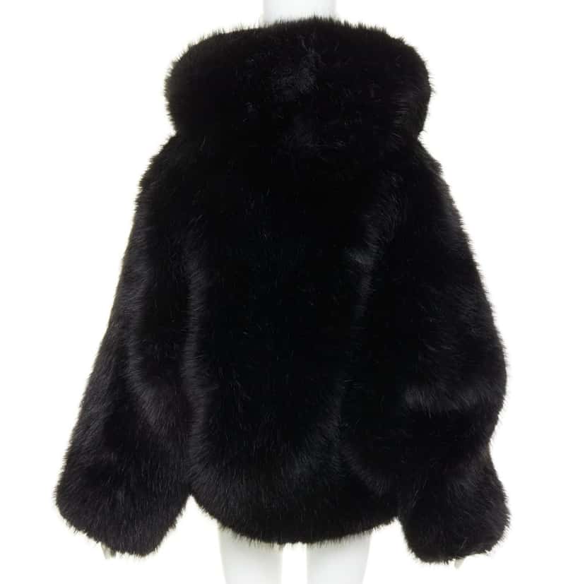 Alexandre Vauthier Coat Black Very good condition - Box View