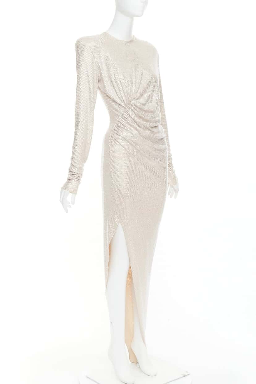 Alexandre Vauthier Dress Beige Viscose Very good condition - Front View