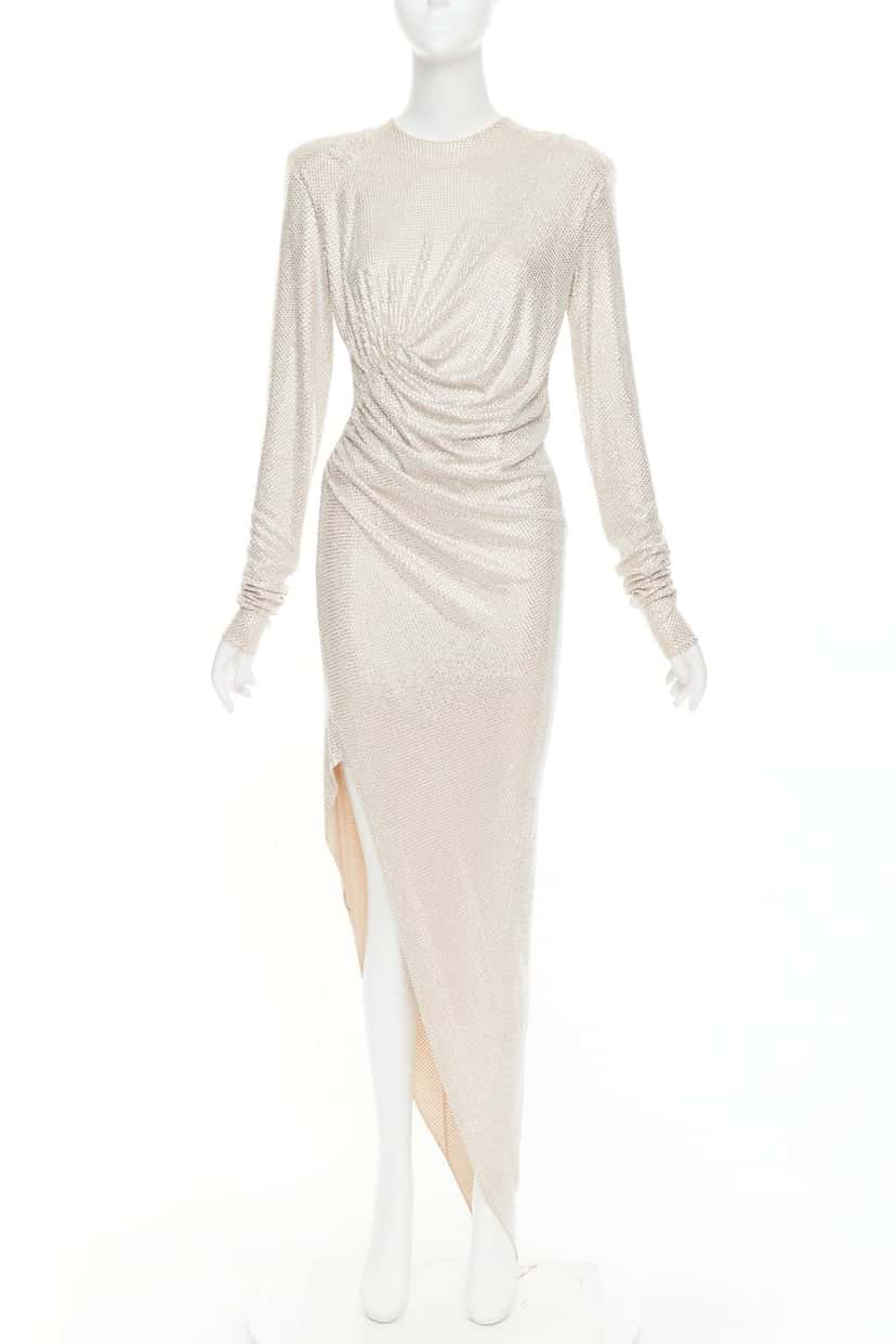 Alexandre Vauthier Dress Beige Viscose Very good condition - Inside View