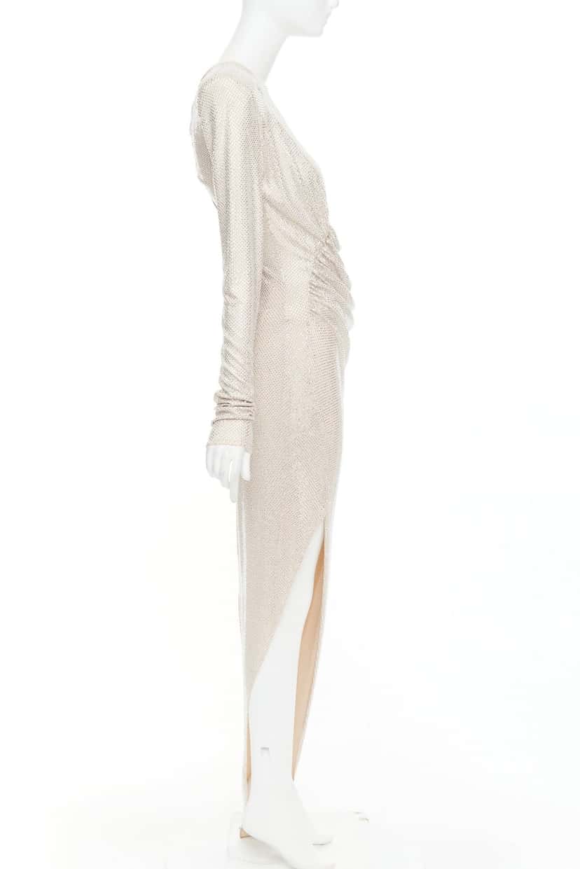 Alexandre Vauthier Dress Beige Viscose Very good condition - Model View