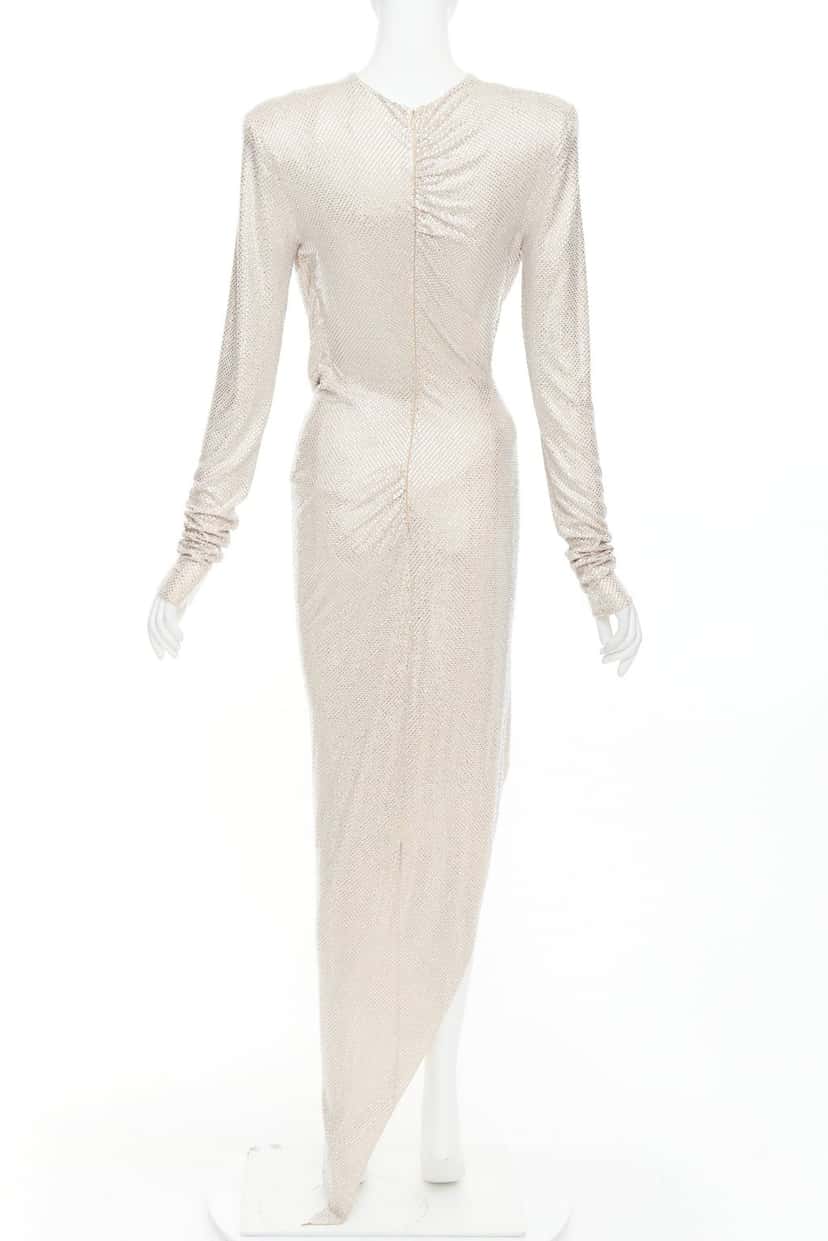 Alexandre Vauthier Dress Beige Viscose Very good condition - Box View