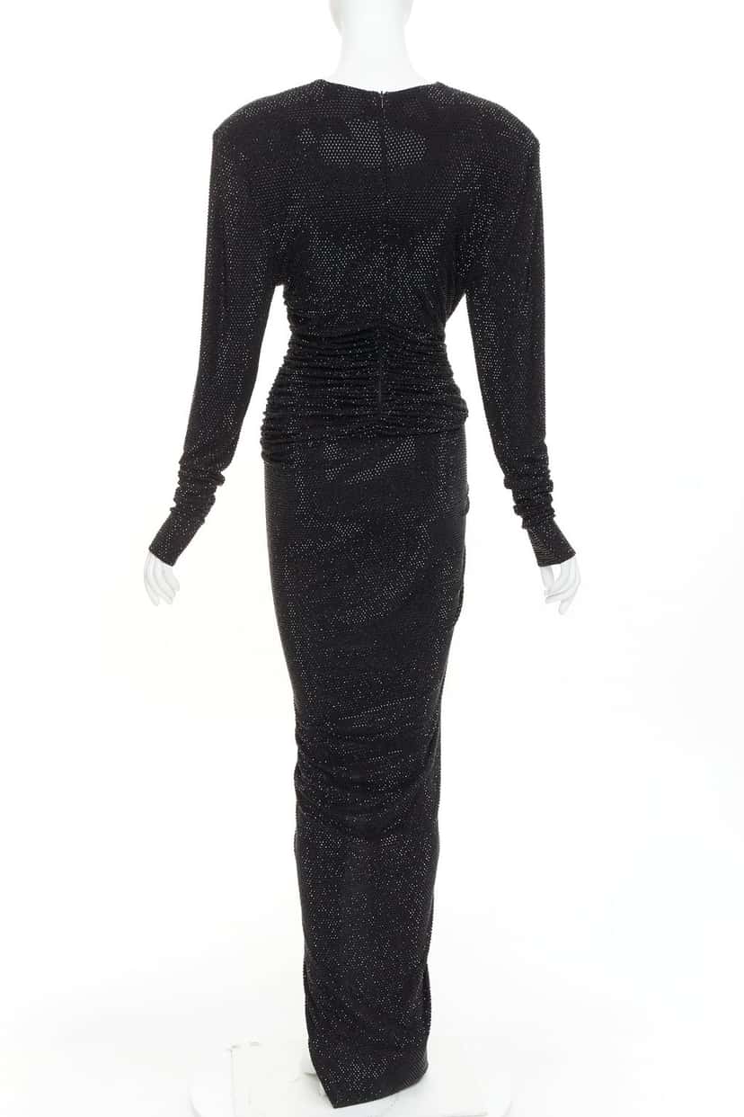 Alexandre Vauthier Dress Black Viscose Very good condition - Box View
