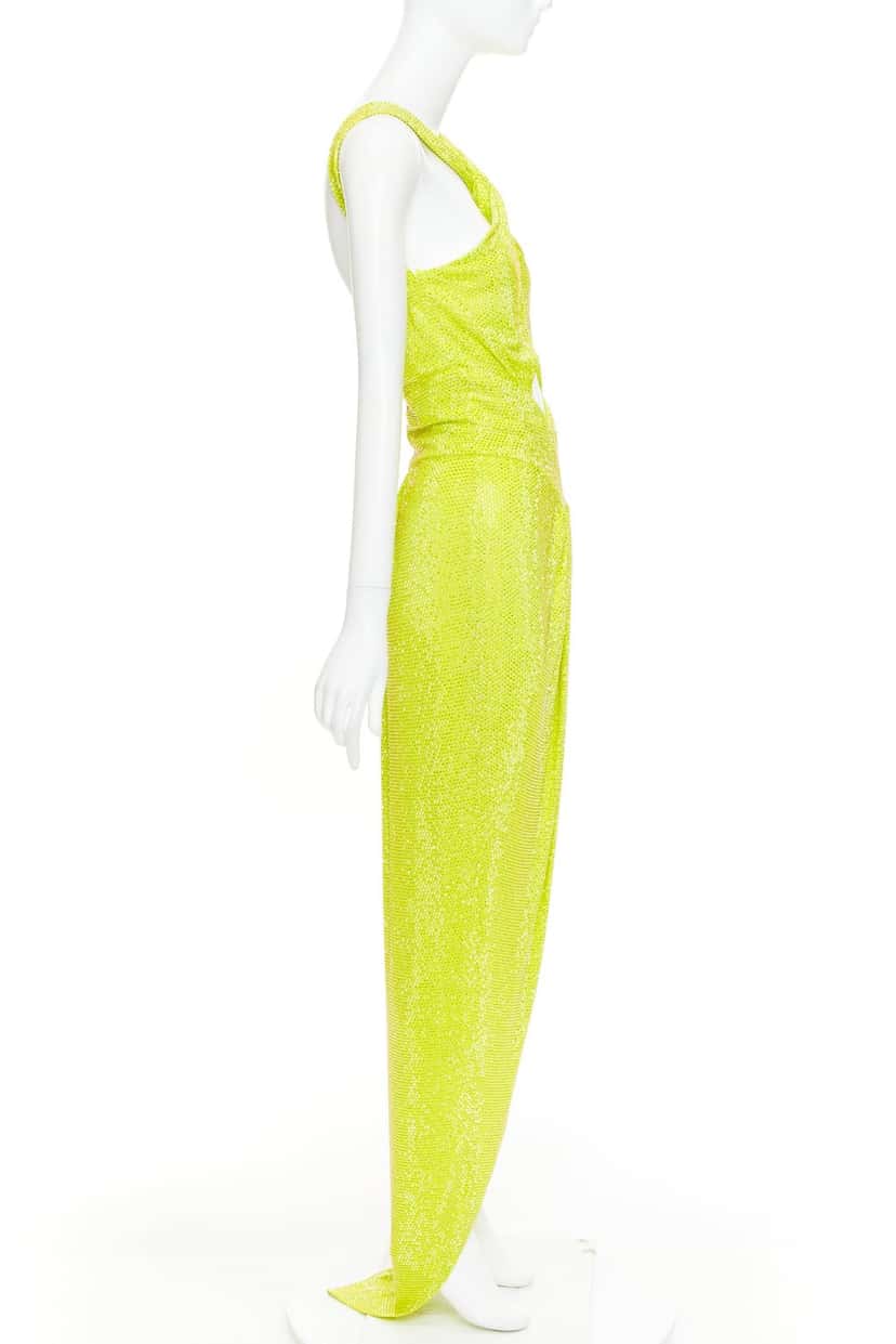 Alexandre Vauthier Dress Yellow Viscose Good condition - Model View