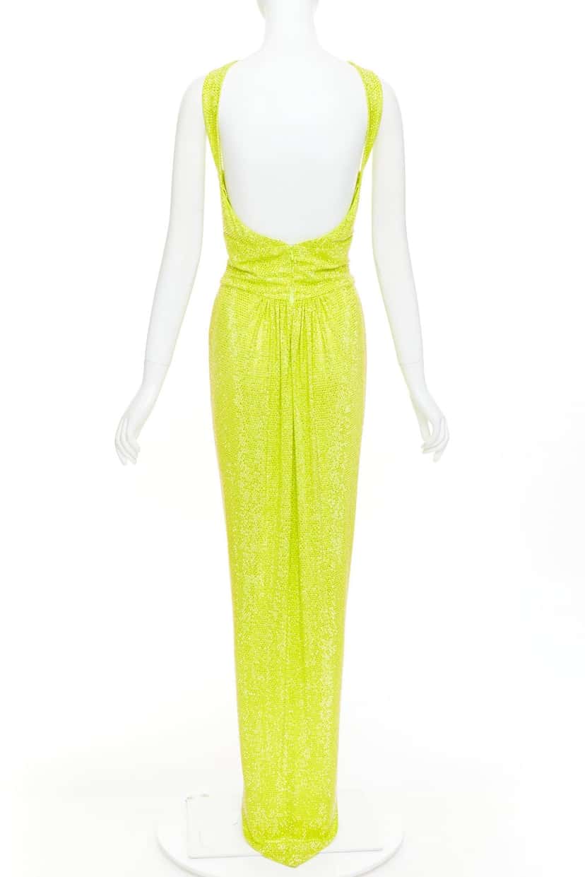 Alexandre Vauthier Dress Yellow Viscose Good condition - Box View