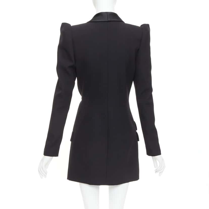 Alexandre Vauthier Black Wool Dress Black Wool Very good condition - Box View