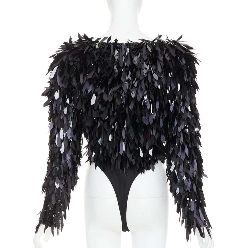 Alexandre Vauthier Top Black Polyester Very good condition - Box View