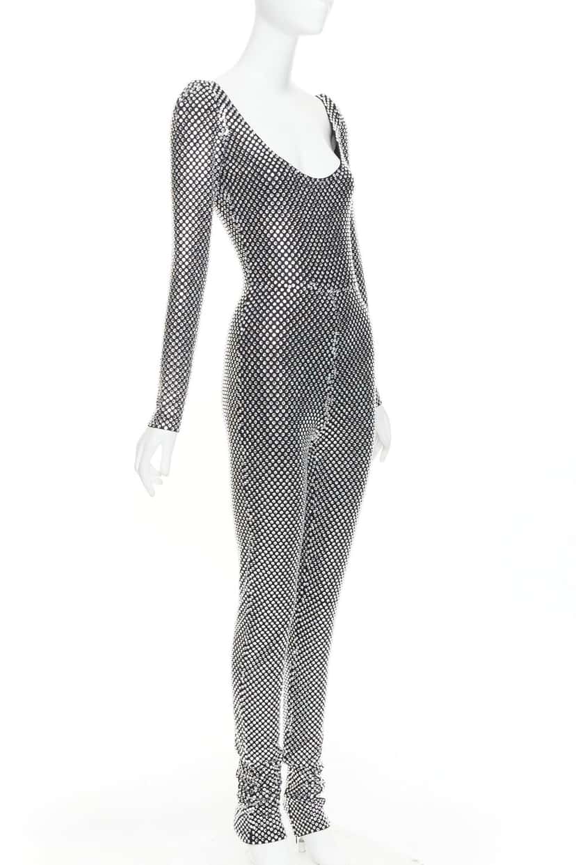 Alexandre Vauthier Jumpsuit Silver Viscose Very good condition - Inside View