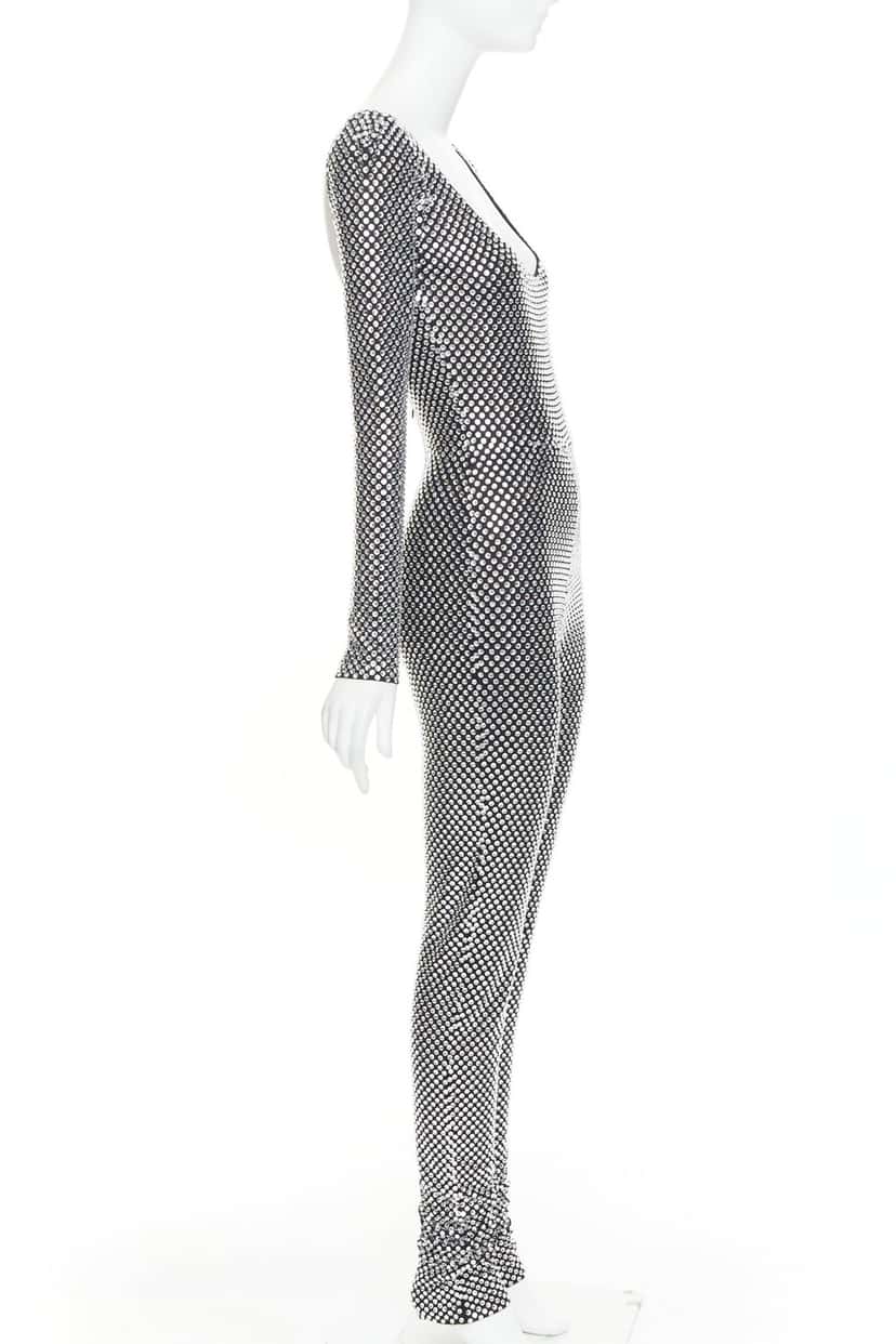 Alexandre Vauthier Jumpsuit Silver Viscose Very good condition - Model View