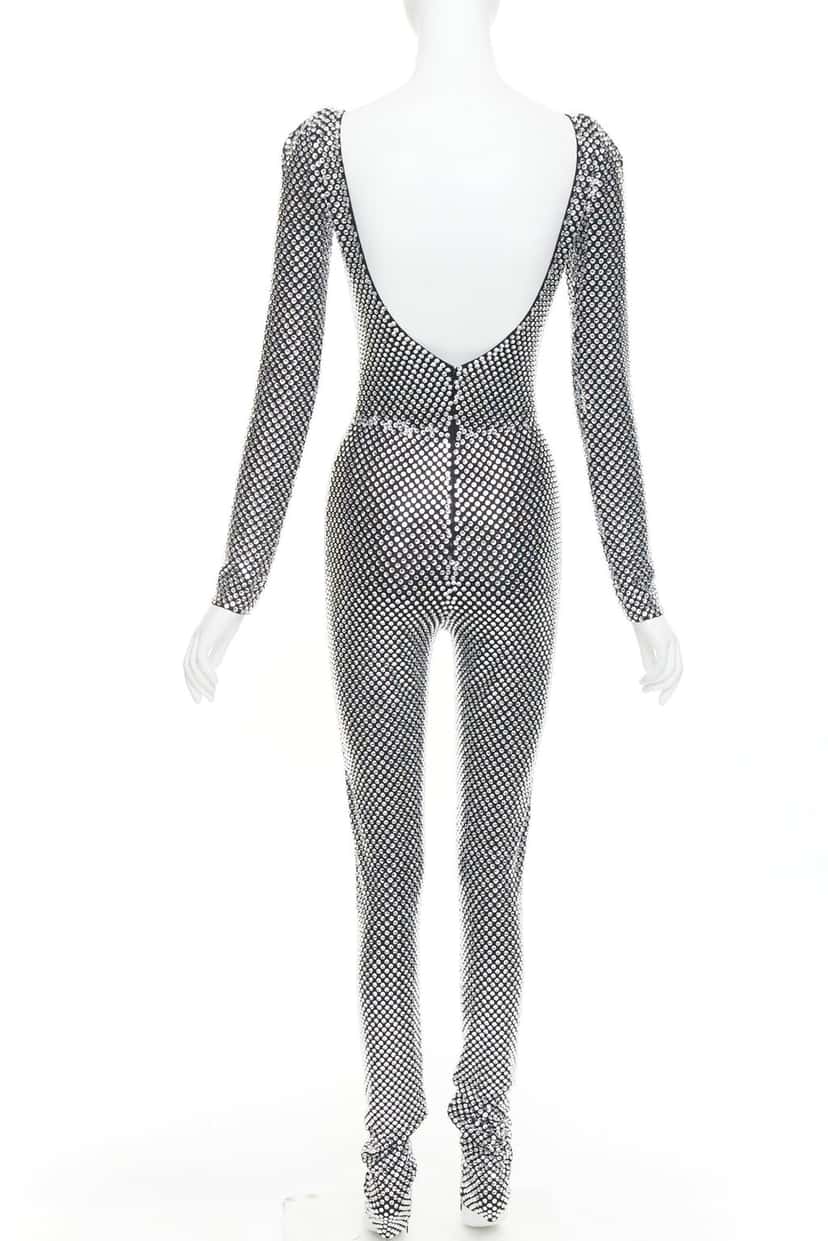 Alexandre Vauthier Jumpsuit Silver Viscose Very good condition - Box View