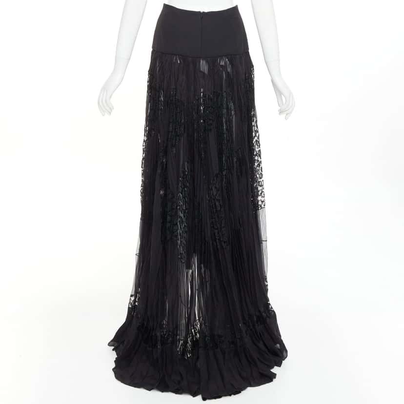 Alexandre Vauthier Skirt Black Very good condition - Box View