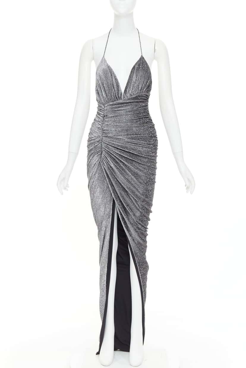 Alexandre Vauthier Dress Silver Fair condition - Front View