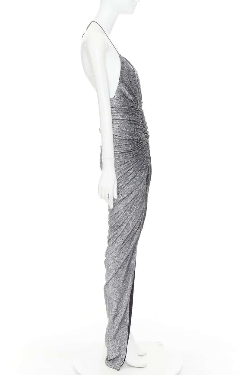 Alexandre Vauthier Dress Silver Fair condition - Model View