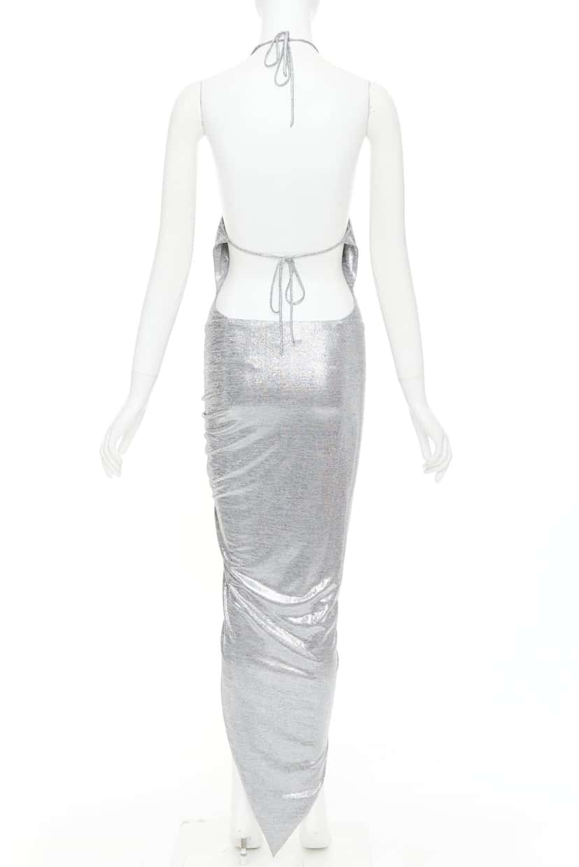 Alexandre Vauthier Silver Polyester Dresses Silver Polyester Never worn, with tag - Box View