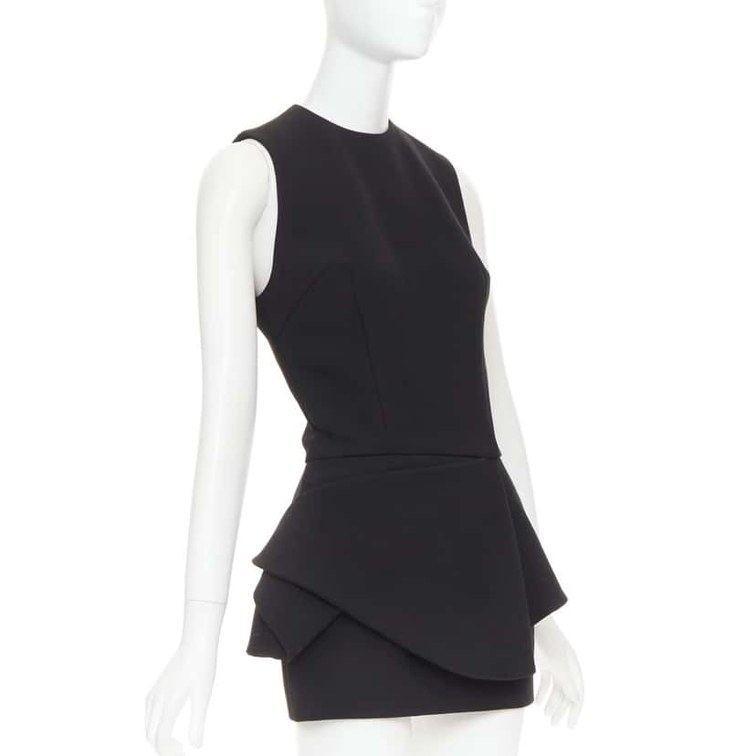 Alexandre Vauthier Dress Black Wool Very good condition - Inside View