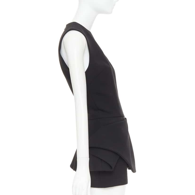 Alexandre Vauthier Dress Black Wool Very good condition - Model View