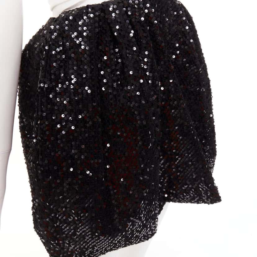 Alexandre Vauthier Dress Black Silk Very good condition - Back View