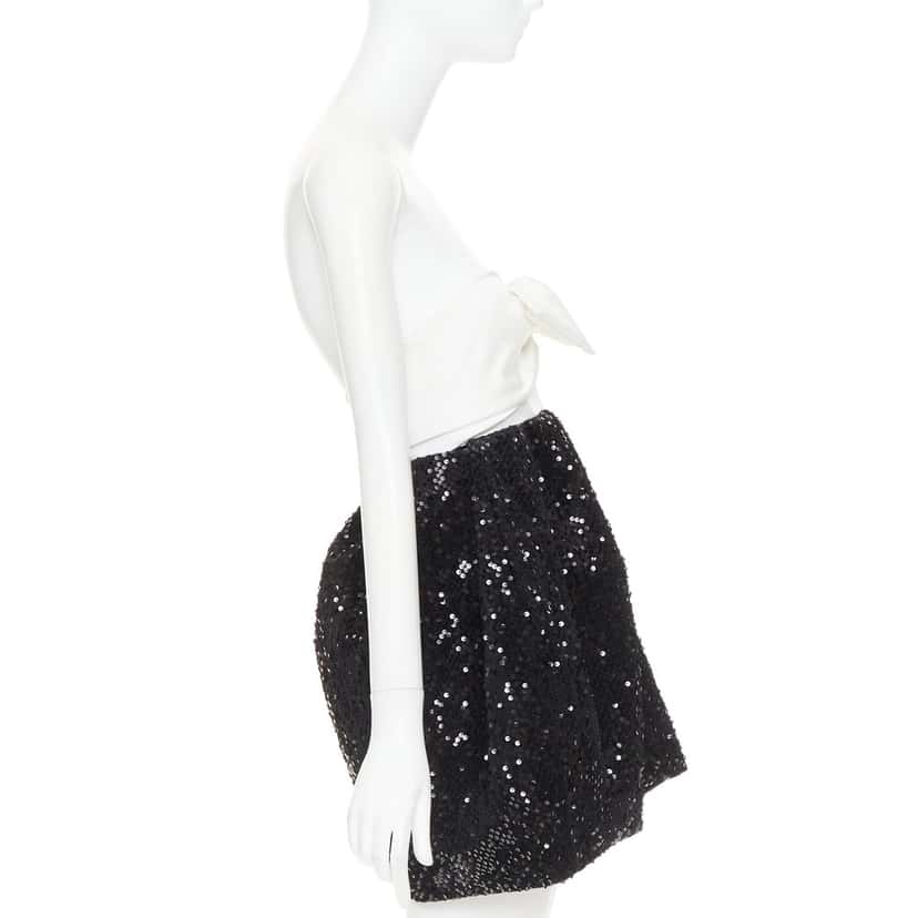 Alexandre Vauthier Dress Black Silk Very good condition - Model View