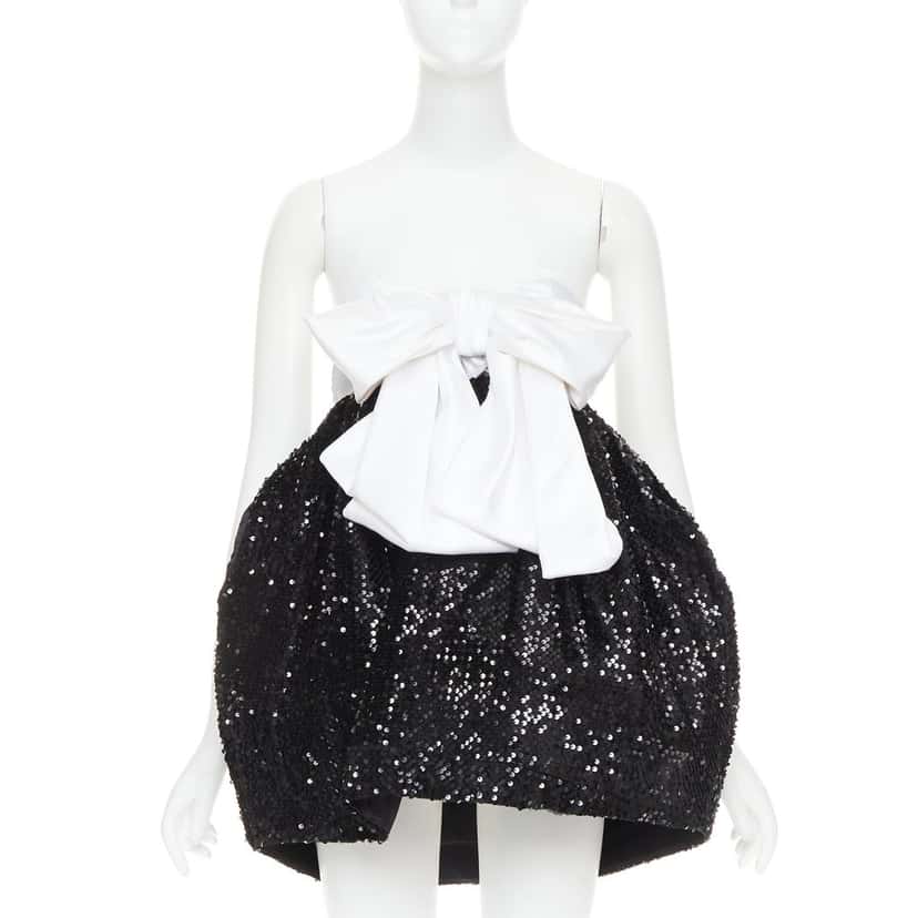 Alexandre Vauthier Dress Black Silk Good condition - Front View