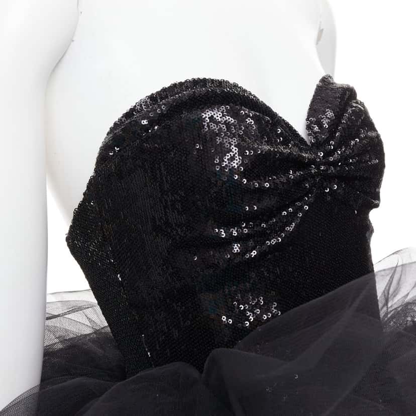 Alexandre Vauthier Dress Black Polyamide Very good condition - Back View