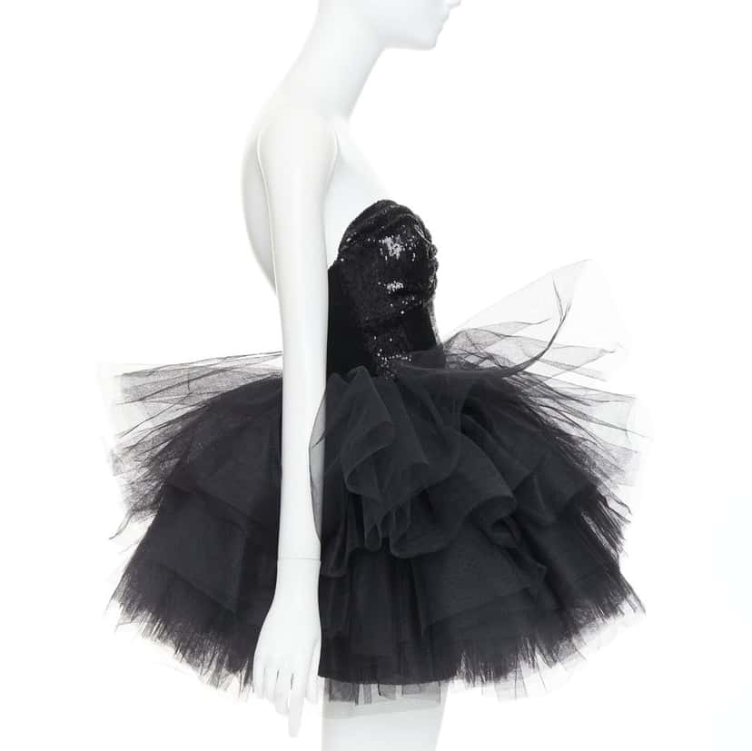 Alexandre Vauthier Dress Black Polyamide Very good condition - Model View