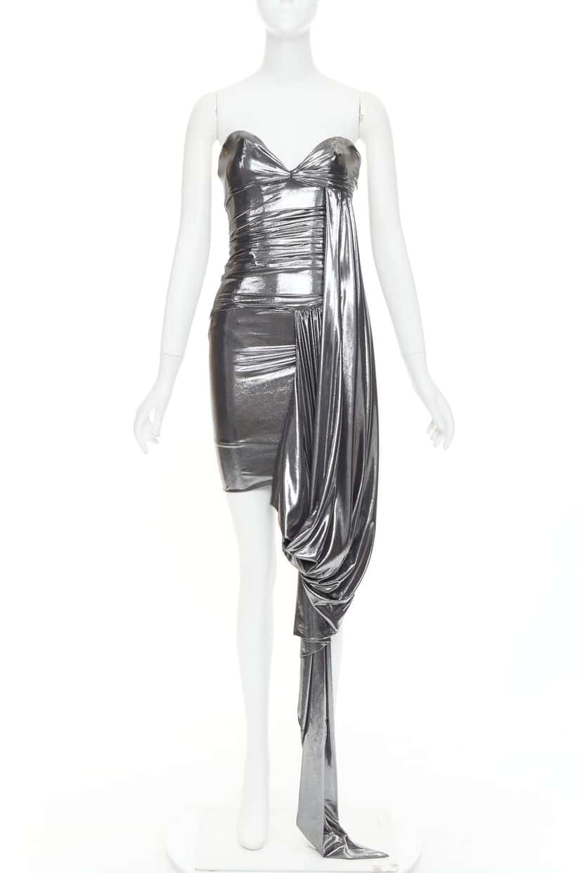 Alexandre Vauthier Dress Silver Very good condition - Front View