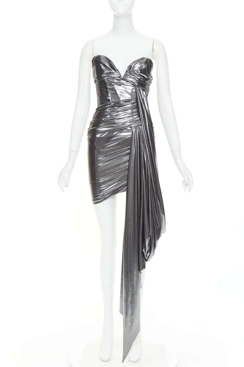 Alexandre Vauthier Dress Silver Very good condition - Front View