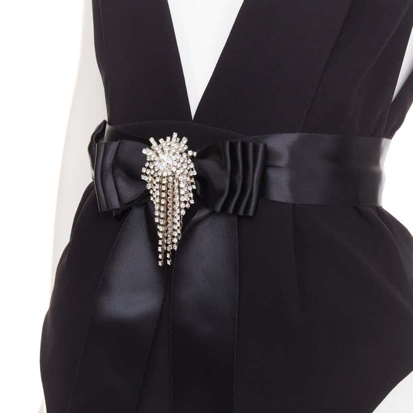 Alexandre Vauthier Dress Black Very good condition - Back View