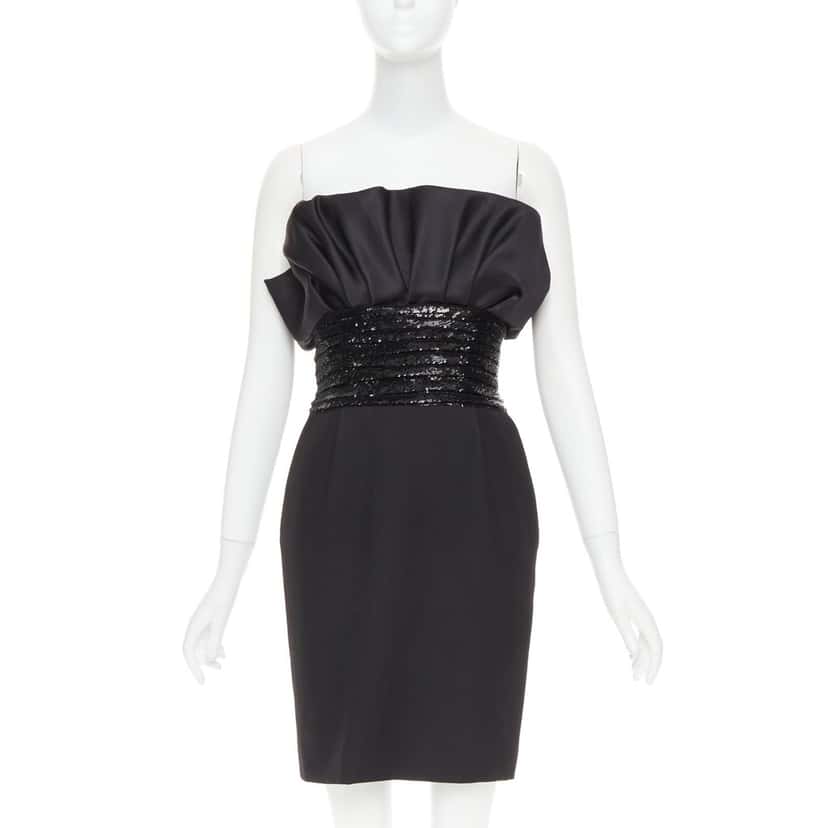 Alexandre Vauthier Dress Black Very good condition - Front View