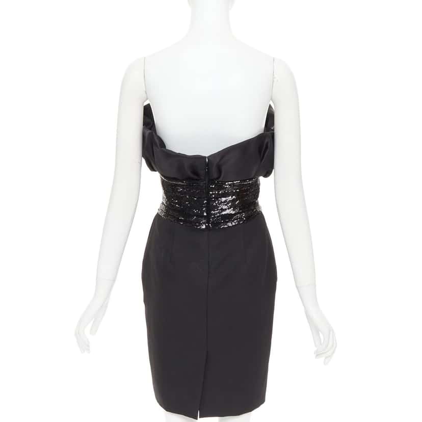 Alexandre Vauthier Dress Black Very good condition - Box View