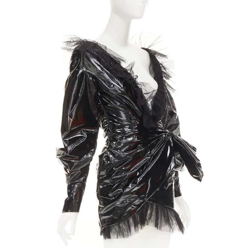 Alexandre Vauthier Dress Black Fair condition - Inside View