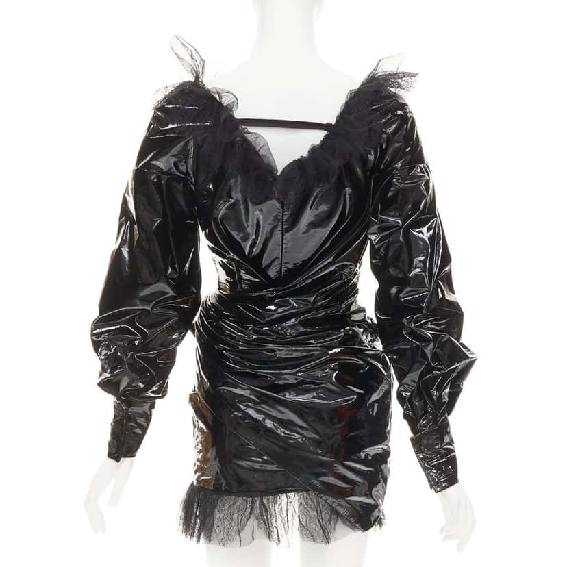 Alexandre Vauthier Dress Black Fair condition - Box View