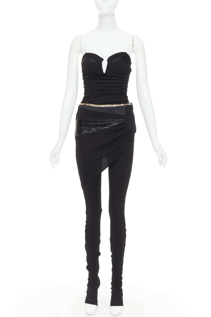 Alexandre Vauthier Jumpsuit Black Very good condition - Front View