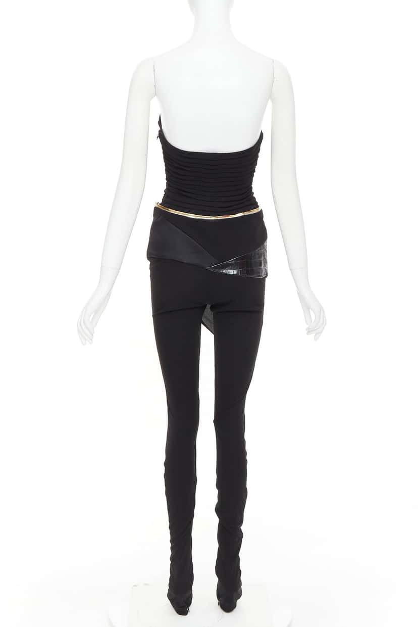 Alexandre Vauthier Jumpsuit Black Very good condition - Box View