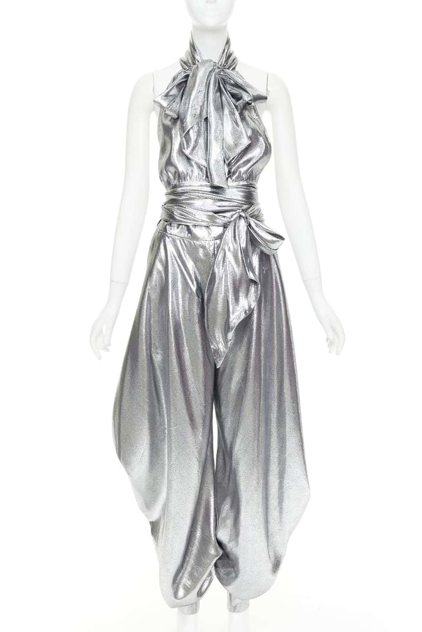 Alexandre Vauthier Jumpsuit Silver Good condition - Front View