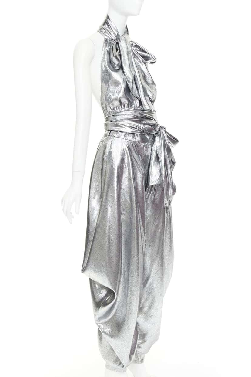 Alexandre Vauthier Jumpsuit Silver Good condition - Back View