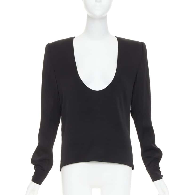 Alexandre Vauthier Top Black Very good condition - Front View