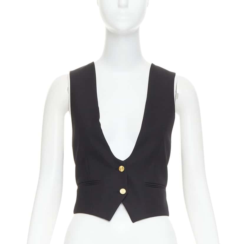 Alexandre Vauthier Top Black Very good condition - Front View