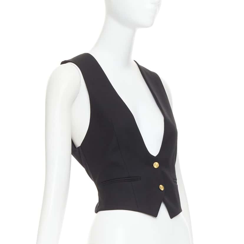 Alexandre Vauthier Top Black Very good condition - Inside View