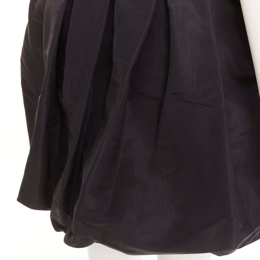 Alexandre Vauthier Skirt Black Silk Very good condition - Back View