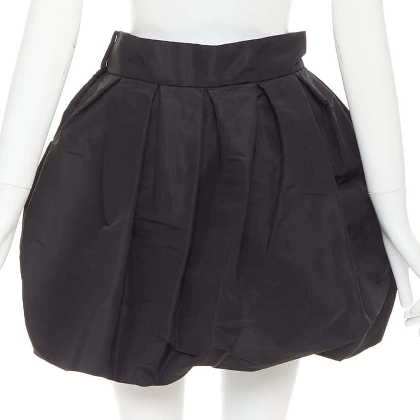 Alexandre Vauthier Skirt Black Silk Very good condition - Box View