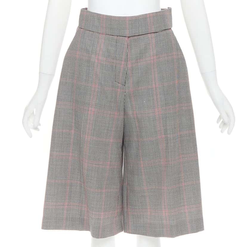 Alexandre Vauthier Shorts Grey Wool Very good condition - Front View