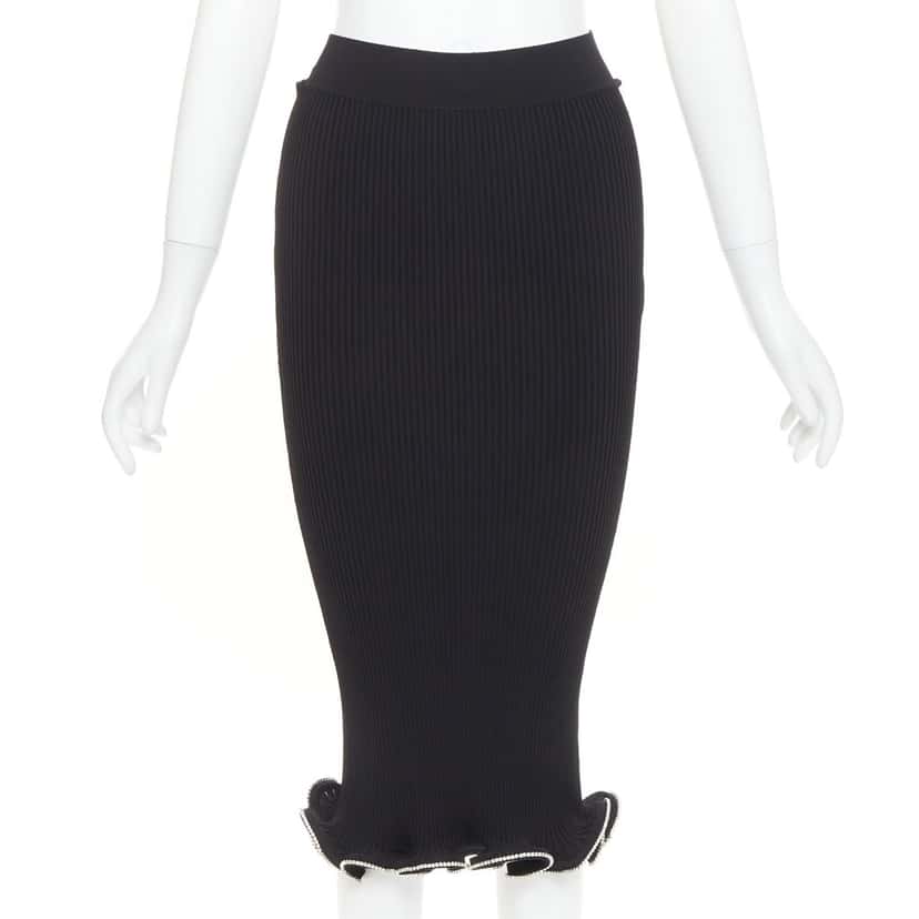 Alexandre Vauthier Skirt Black Polyester Very good condition - Front View