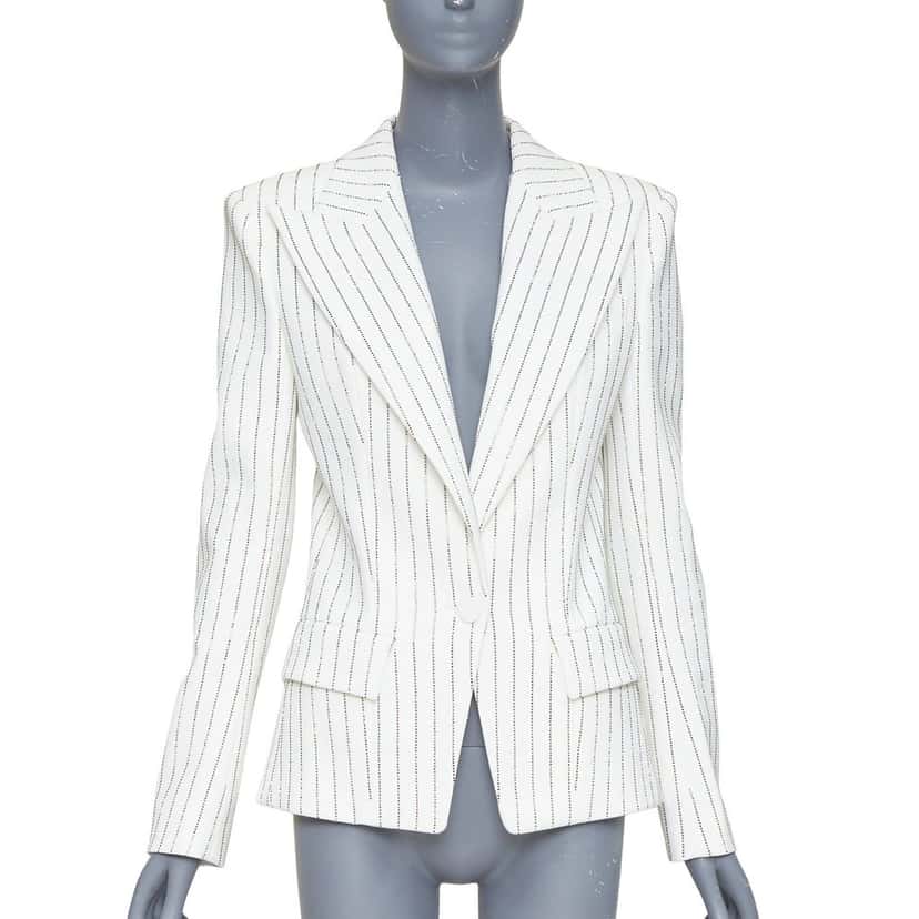 Alexandre Vauthier Jacket White Polyester Very good condition - Front View
