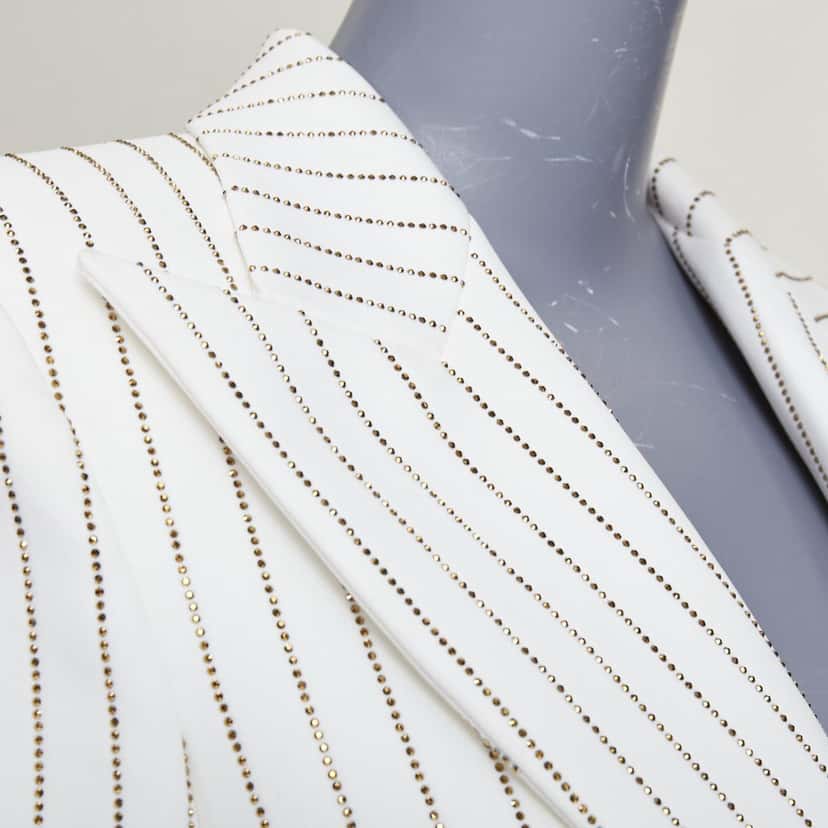 Alexandre Vauthier Jacket White Polyester Very good condition - Back View