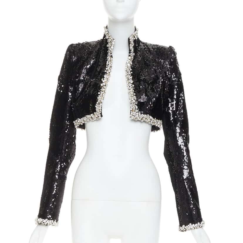 Alexandre Vauthier Jacket Black Polyester Very good condition - Front View