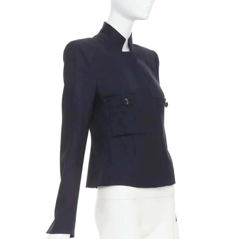 Alexandre Vauthier Jacket Navy Wool Very good condition - Model View