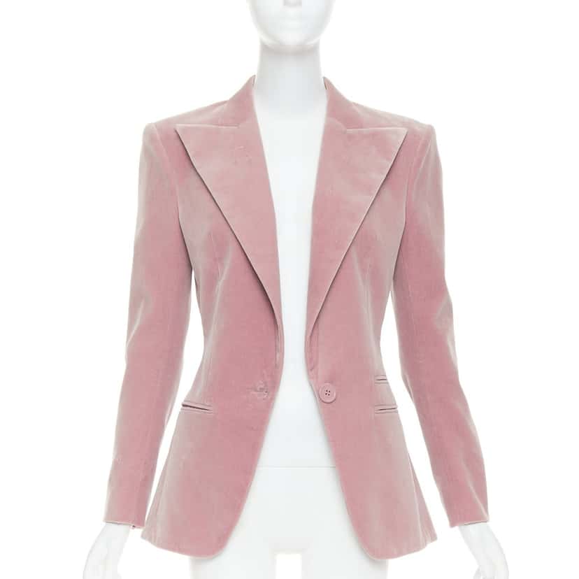 Alexandre Vauthier Jacket Pink Velvet Good condition - Inside View